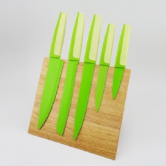 Plastic Handle Kitchen Knife Set