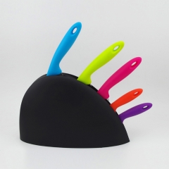 Plastic Handle Kitchen Knife Set